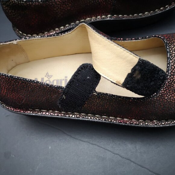 Alegria Ladies Size 35 (approx. 4.5 US) Paloma Mary Jane Slight Wedge Shoes - Picture 5 of 10